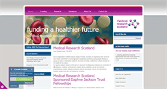 Desktop Screenshot of medicalresearchscotland.org.uk